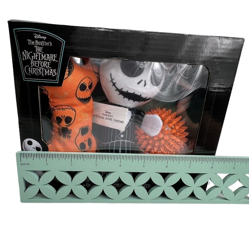 Disney Nightmare Before Christmas Pet Dog Toys Gift Set Jack Halloween Walgreens - Picture 11 of 12
